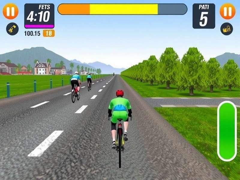 Sangam Premier Cycling Hero Gameplay Screenshot